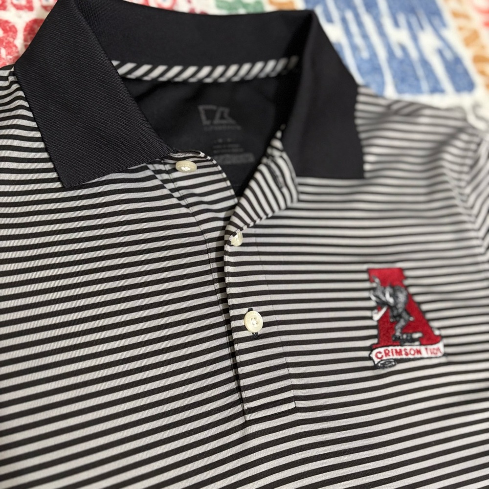 Vault A Alabama Crimson Tide Cutter & Buck Polo